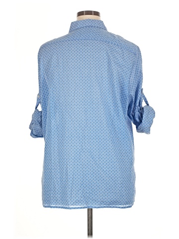 Ellen Tracy 3/4 Sleeve Button-Down Shirt (view 2)
