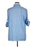 Ellen Tracy Blue 3/4 Sleeve Button-Down Shirt Size XL - photo 2