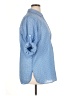 Ellen Tracy Blue 3/4 Sleeve Button-Down Shirt Size XL - photo 4