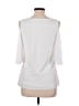 Vince Camuto White 3/4 Sleeve Top Size M - photo 2