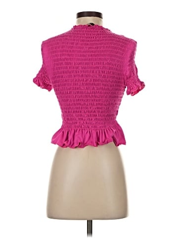 Aqua Short Sleeve Top (view 2)