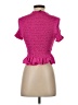 Aqua Pink Short Sleeve Top Size XS - photo 2