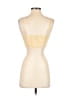 Out From Under Checkered-gingham Yellow Sleeveless Top Size S - photo 2