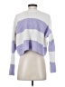 Moon & Madison 100% Acrylic Color Block Purple Pullover Sweater Size S - photo 2