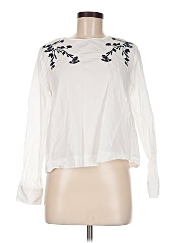 Zara Basic Long Sleeve Blouse (view 1)