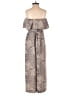 Babaton 100% Polyester Animal Print Gray Jumpsuit Size 2 - photo 2