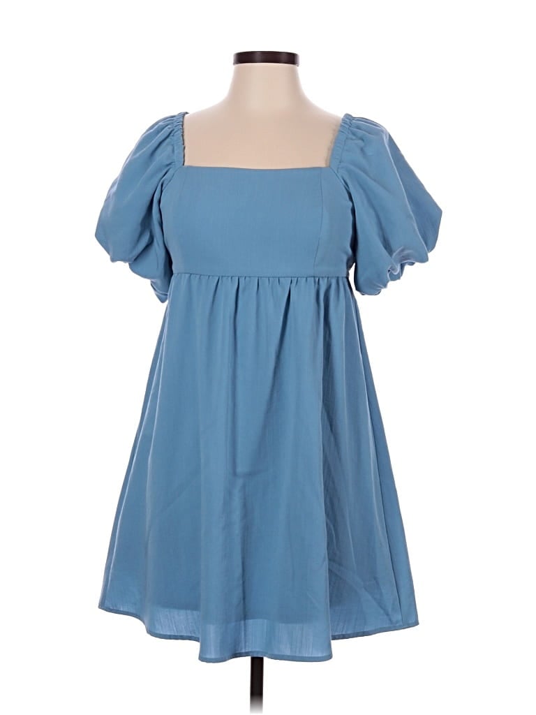 Pre-owned Bp. Casual Dress In Blue
