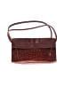 St. John Animal Print Burgundy Shoulder Bag One size - photo 1