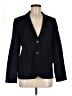 J.Crew 100% Cotton Blue Black Blazer Size 6 - photo 1