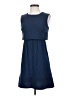 Xhilaration Solid Blue Casual Dress Size S - photo 1