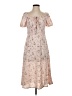 Shein 100% Polyester Floral Tan Casual Dress Size S - photo 1