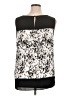 EMALINE Black Sleeveless Blouse Size XL - photo 2