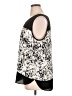 EMALINE Black Sleeveless Blouse Size XL - photo 5