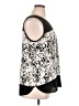 EMALINE Black Sleeveless Blouse Size XL - photo 4