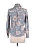 Sézane Floral Blue Long Sleeve Blouse Size 32 - photo 2