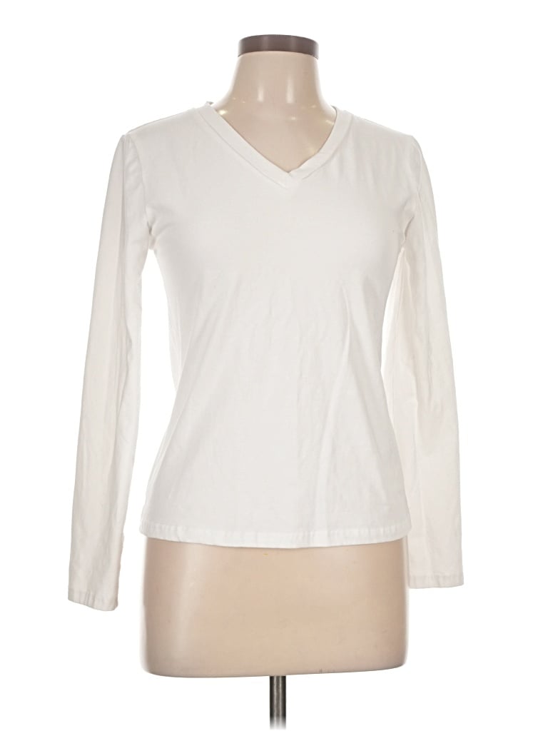 Pre-owned Assorted Brands Long Sleeve T-shirt In Ivory