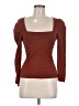 NATION LTD Brown Long Sleeve Top Size M - photo 1