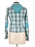 At Last 100% Cotton Teal Jacket Size L - photo 2