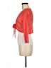 Alison Sheri 100% Polyester Orange 3/4 Sleeve Blouse Size M - photo 5