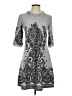 Papillon Paisley Gray Casual Dress Size S - photo 1