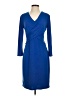 Ann Taylor Solid Blue Cocktail Dress Size 4 - photo 1