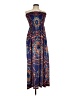 Venus 100% Polyester Paisley Blue Casual Dress Size M (estimated) - photo 1