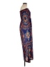 Venus 100% Polyester Paisley Blue Casual Dress Size M (estimated) - photo 4
