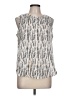Cato 100% Polyester Silver Sleeveless Blouse Size L - photo 1