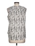 Cato 100% Polyester Silver Sleeveless Blouse Size L - photo 2