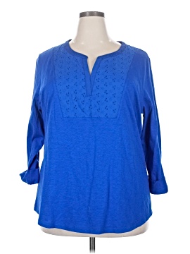 Karen Scott 3/4 Sleeve Blouse