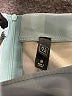 Alya Solid Teal Faux Leather Skirt Size M - photo 4