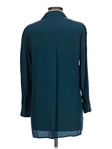 Vince. 3/4 Sleeve Silk Top (view 2)