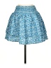 Shein Paisley Blue Casual Skirt Size 4 - photo 1