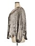 Liz Claiborne 100% Polyester Metallic Silver Long Sleeve Blouse Size XXL - photo 5