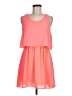 rue21 100% Polyester Color Block Orange Casual Dress Size M - photo 1