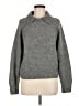H&M Solid Gray Turtleneck Sweater Size M - photo 1
