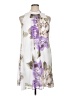 Robbie Bee Floral White Cocktail Dress Size 12 - photo 1