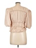 FRAME 100% Polyester Tan Short Sleeve Blouse Size L - photo 2
