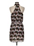 RBL Apparel 100% Polyester Chevron-herringbone Brown Casual Dress Size M - photo 2