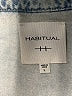 Habitual Gray Denim Jacket Size Lg (3) - photo 6