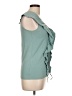 Babini Teal Sleeveless Blouse Size L - photo 4
