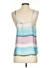 Mystree 100% Polyester Silver Sleeveless Top Size S - photo 2