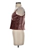 Blue Tassel Burgundy Sleeveless Blouse Size XS - photo 5