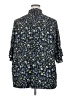 Uniqlo 100% Polyester Floral Blue 3/4 Sleeve Blouse Size XXL - photo 2
