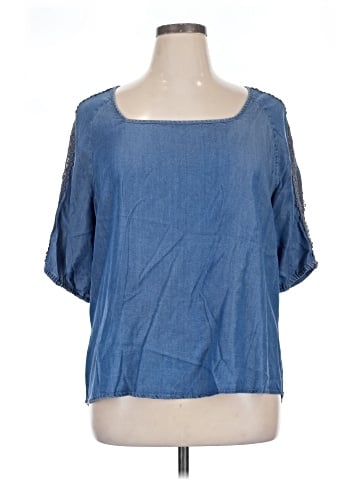 retrology Short Sleeve Blouse (view 1)