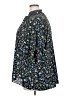 Uniqlo 100% Polyester Floral Blue 3/4 Sleeve Blouse Size XXL - photo 5