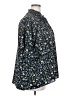 Uniqlo 100% Polyester Floral Blue 3/4 Sleeve Blouse Size XXL - photo 4