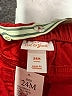 Cat & Jack 100% Cotton Red Overall Shorts 18-24 MO / 24 MO - photo 3
