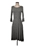Assorted Brands Polka Dots Gray Casual Dress Size S - photo 1