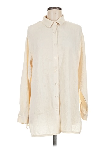 Shein Long Sleeve Button-Down Shirt (view 1)